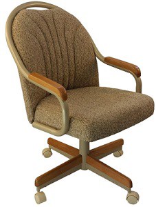 Caster Chair Company Britney Swivel Tilt Caster Arm Chair